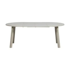WOOOD Eettafels|Janne Uitschuifbare eettafel rond eiken dakargrau 120/160/200cm