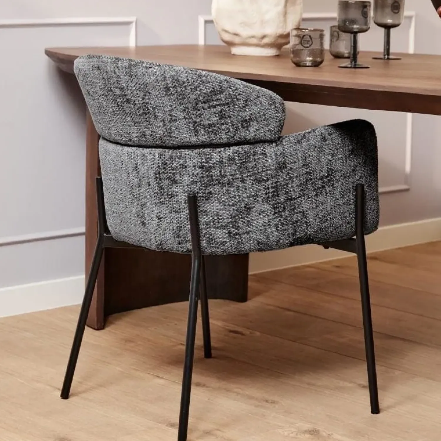 Furndea Eetkamerstoelen|Jarvis Eetkamerstoel Grijs