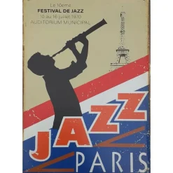 Metal Signs Metalen Borden|Jazz Festival - metalen bord
