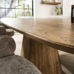 Kalfort Eettafels|Jean Eettafel Deens ovaal Mangohout 215cm