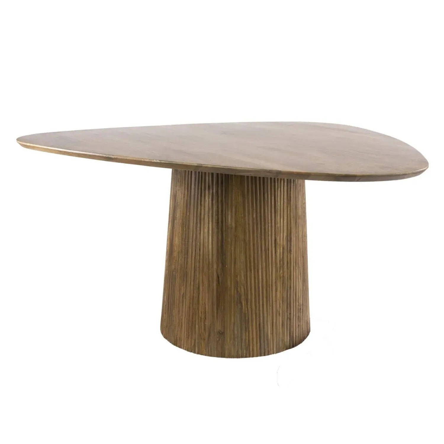 Kalfort Eettafels|Jean Eettafel Driehoekig Mangohout 150cm