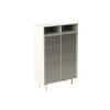 LykkeHome Wandkasten|Industriele Kasten|Jeep Wandkast Greige Laag 90cm