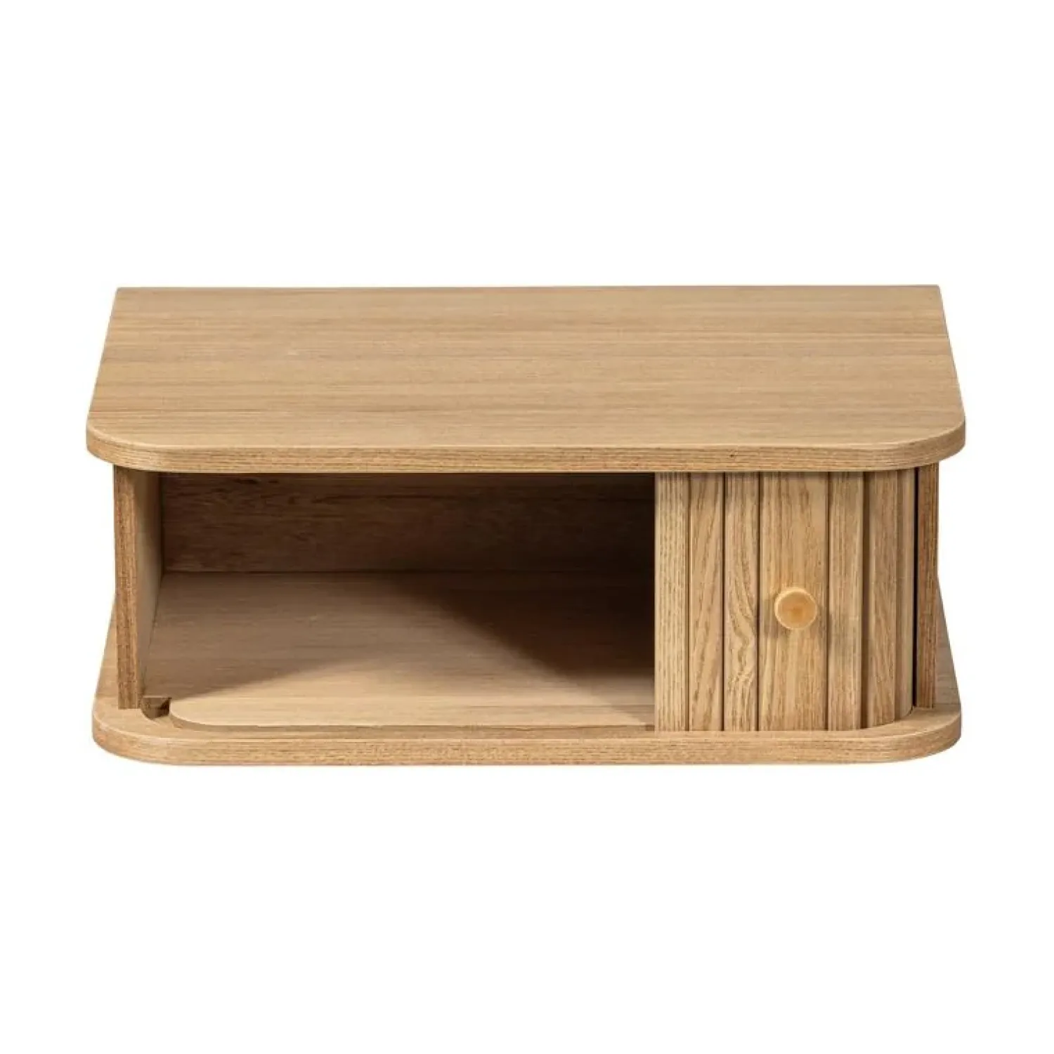 WOOOD Nachtkastjes|Industriele Kasten|Jena Hangend nachtkastje links/rechts MDF/grenen naturel 40cm