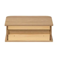 WOOOD Nachtkastjes|Industriele Kasten|Jena Hangend nachtkastje links/rechts MDF/grenen naturel 40cm