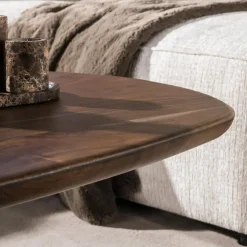 Kalfort Salontafels|Jennie Salontafel deens ovaal Bruin 135cm