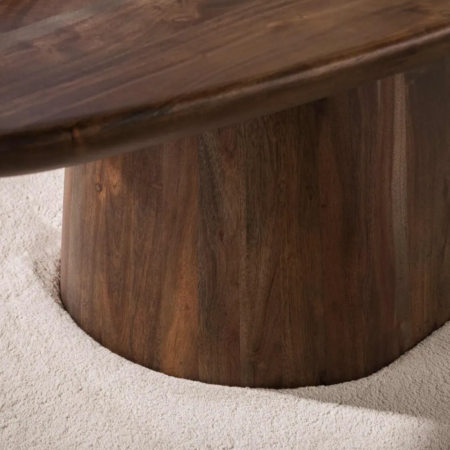 Kalfort Salontafels|Jennie Salontafel deens ovaal Bruin 135cm