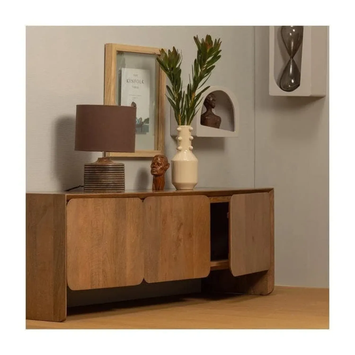 WOOOD Industriele Kasten|Tv Meubels|Jerre Tv meubel mango naturel 150cm