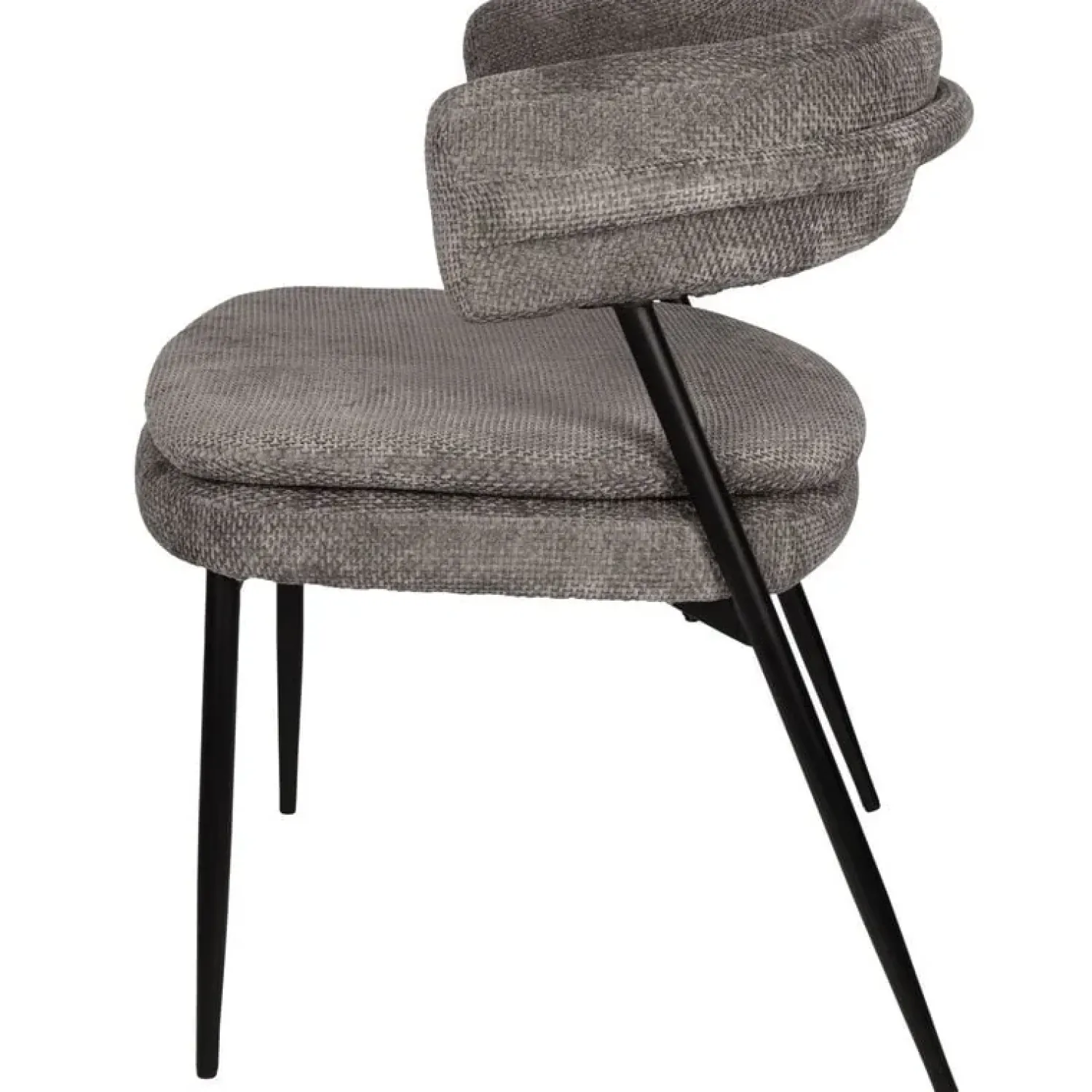 PTMD Eetkamerstoelen|Jess Eetkamerstoel Grijs