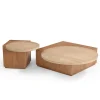 Furndea Salontafels|Jessie Salontafel Mangohout Travertin 103 cm