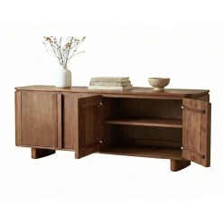 Vane Living Dressoirs|Industriele Kasten|Jessy Dressoir Bruin 200cm