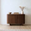 Vane Living Dressoirs|Industriele Kasten|Jessy Smal Dressoir Walnoot 100cm