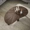 Kalfort Salontafels|Jill Salontafel niervormig Teakhout 110cm