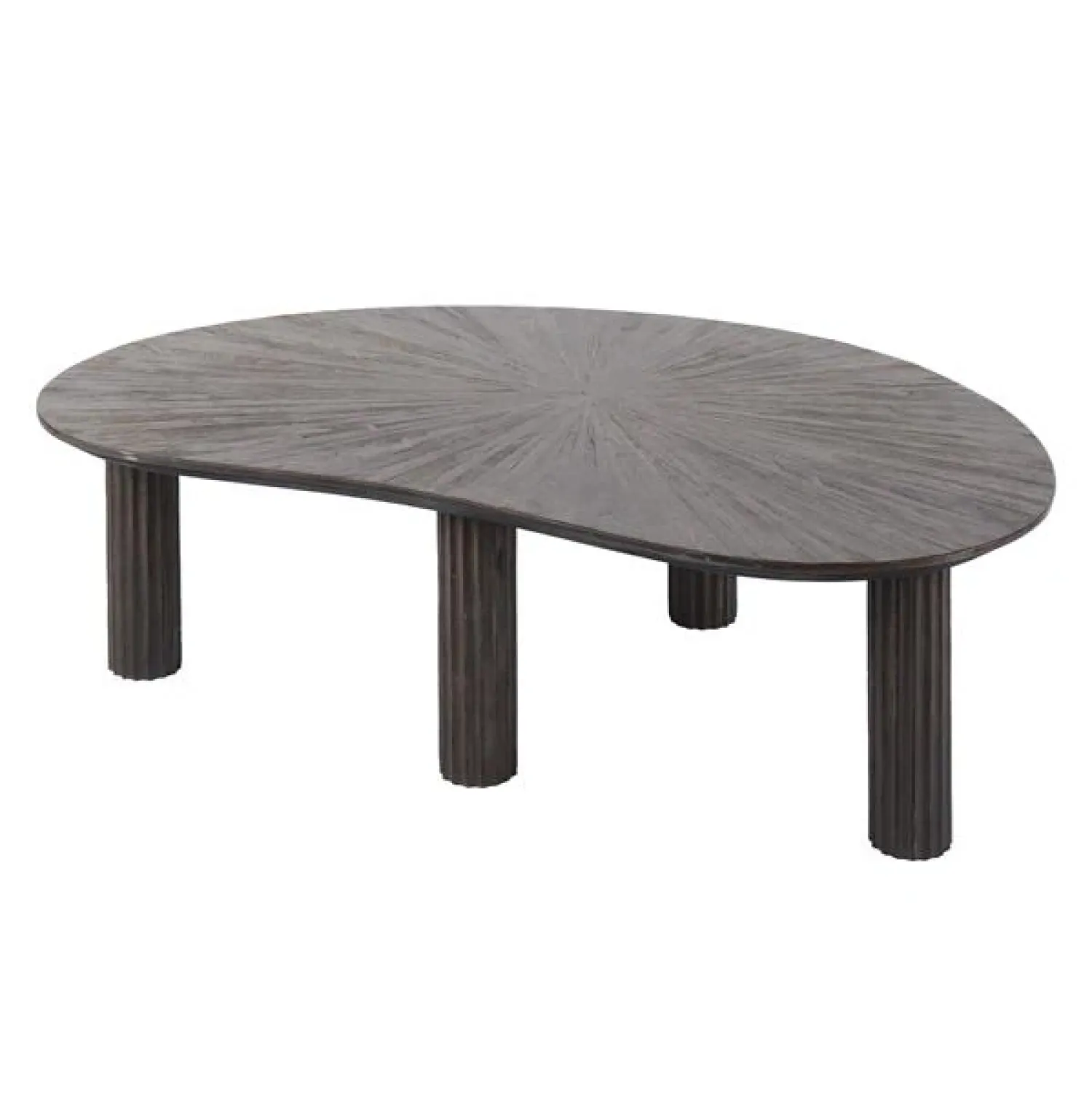 Kalfort Salontafels|Jill Salontafel niervormig Teakhout 110cm