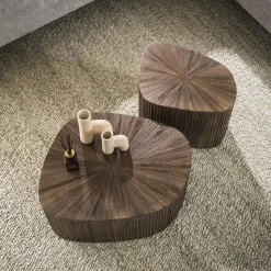 Kalfort Salontafels|Jill Salontafel XL set van 2 driehoekig Teakhout