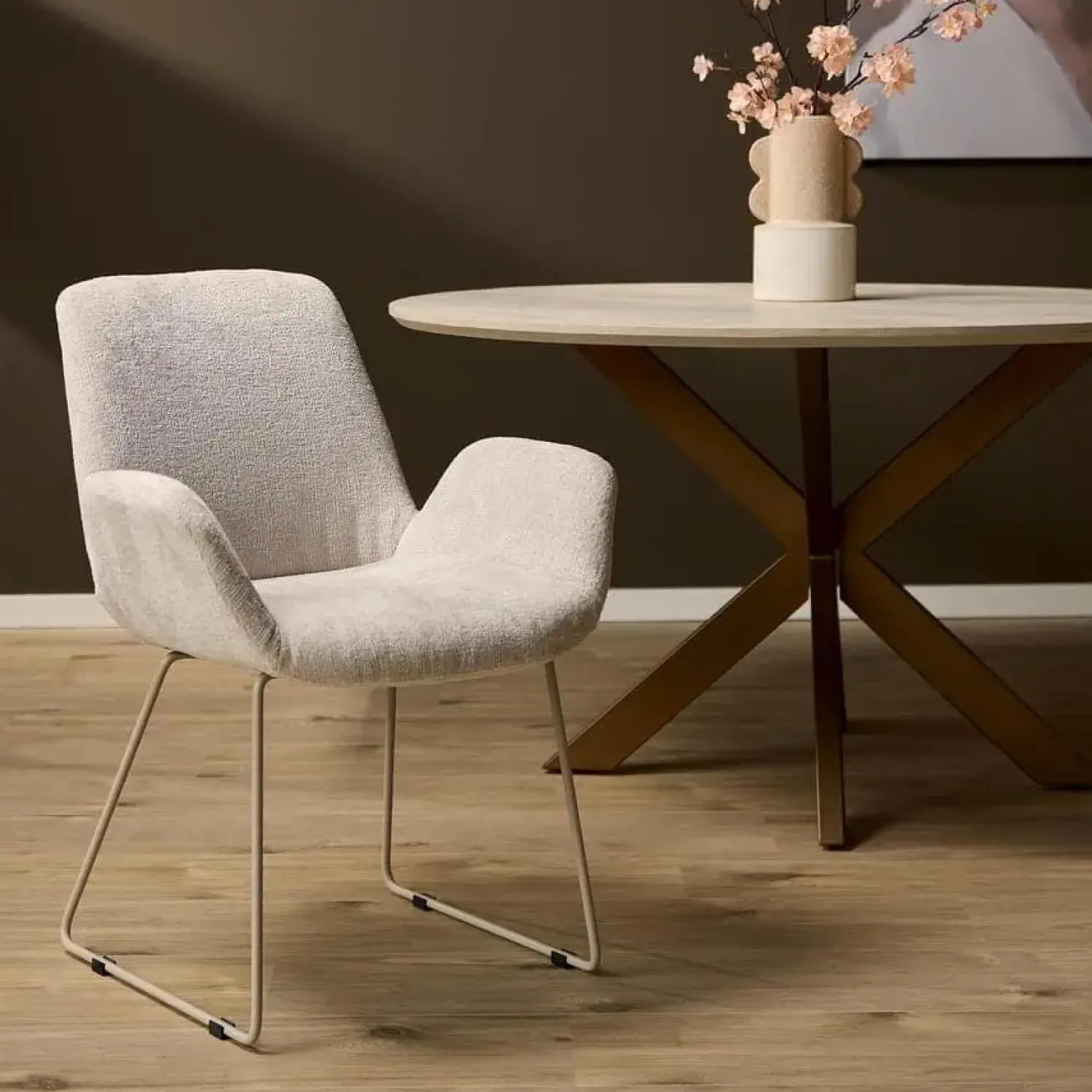 Furndea Eetkamerstoelen|Jinte Eetkamerstoel Zand