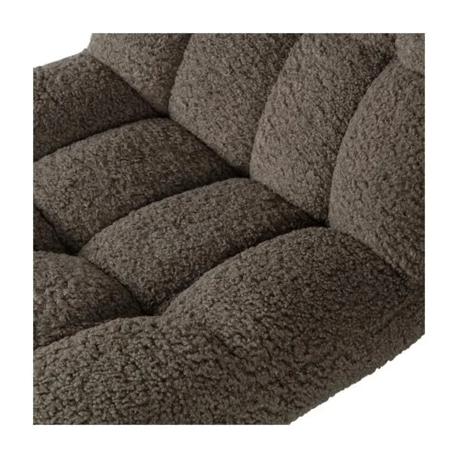 WOOOD Fauteuils|Job Draaifauteuil teddy groen