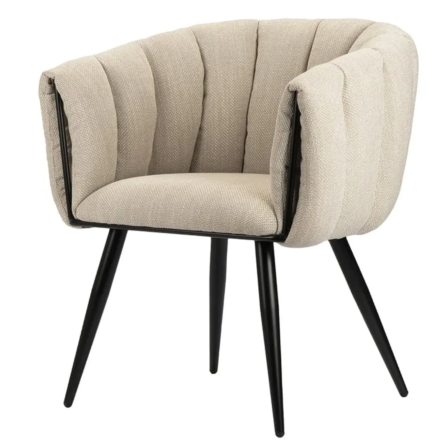 Pole to Pole Eetkamerstoelen|Jodie Eetkamerstoel Beige