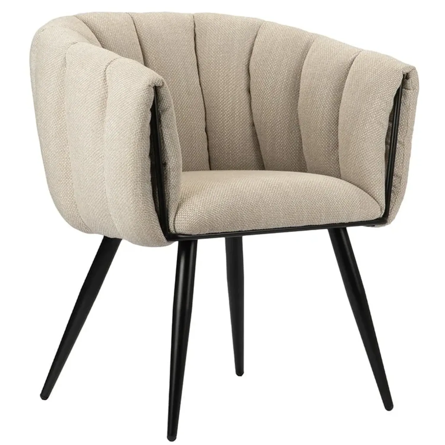 Pole to Pole Eetkamerstoelen|Jodie Eetkamerstoel Beige