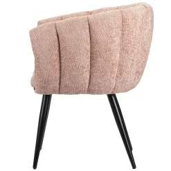 Pole to Pole Eetkamerstoelen|Jodie Eetkamerstoel Pastelroze