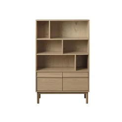 LykkeHome Boekenkasten|Industriele Kasten|Joey Boekenkast naturel 90cm