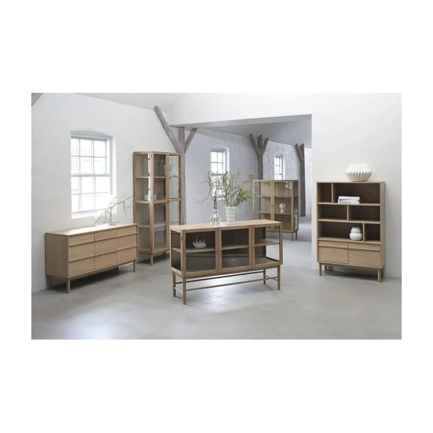 LykkeHome Boekenkasten|Industriele Kasten|Joey Boekenkast naturel 90cm