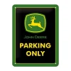 Metal Signs Metalen Borden|John Deere logo parking only - metalen bord