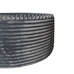 Furndea Hockers|Jonah Hocker Antraciet Ribstof 80cm