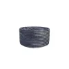 Furndea Hockers|Jonah Hocker Antraciet Ribstof 60cm
