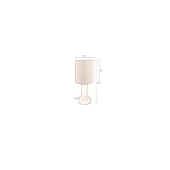 Dutchbone Tafellampen|Jones 1-lichts Tafellamp