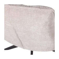 WOOOD Fauteuils|Jouke Draaifauteuil Chenille Naturel
