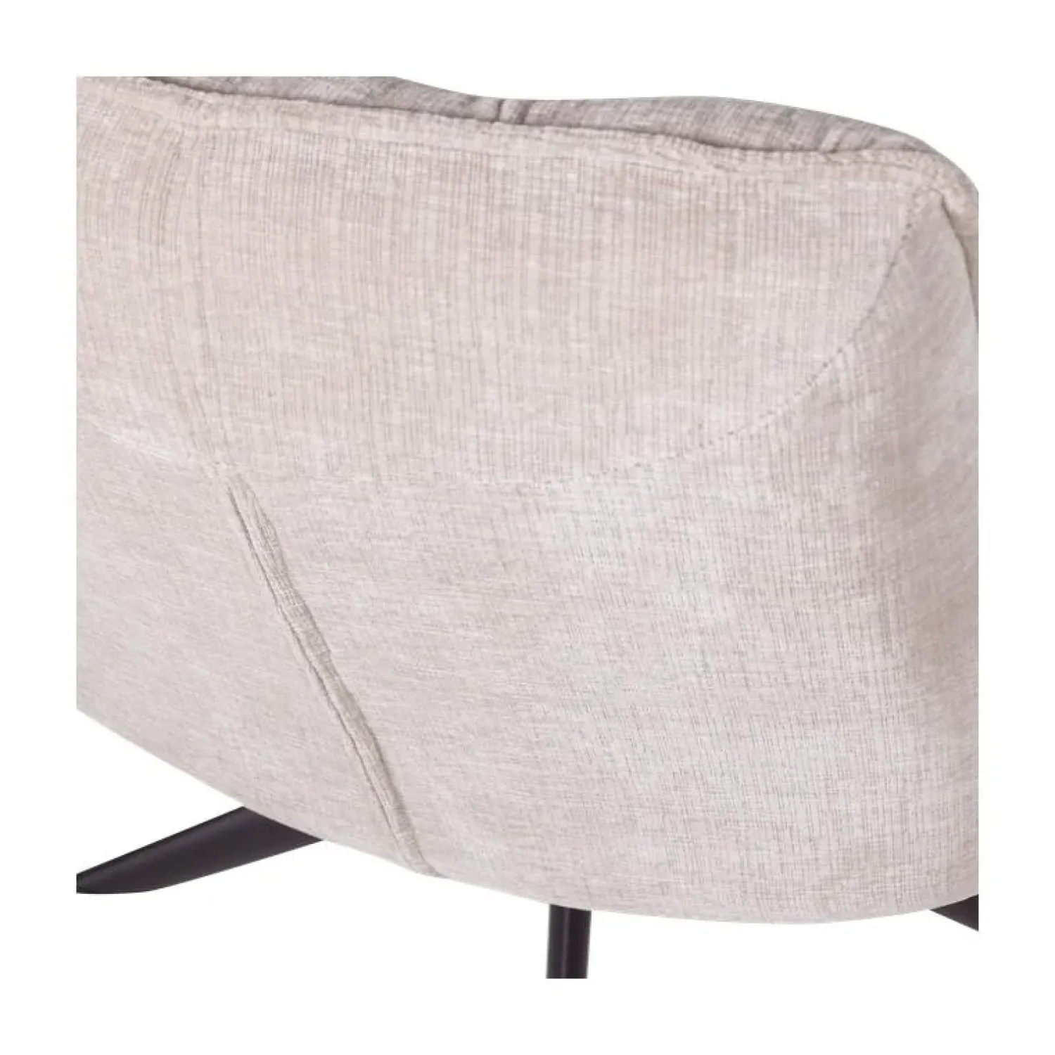 WOOOD Fauteuils|Jouke Draaifauteuil Chenille Naturel