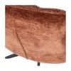 WOOOD Fauteuils|Jouke Draaifauteuil Chenille Roestbruin