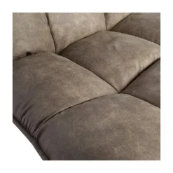 WOOOD Fauteuils|Jouke Draaifauteuil leerlook groen