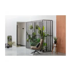 WOOOD Fauteuils|Jouke Draaifauteuil leerlook groen