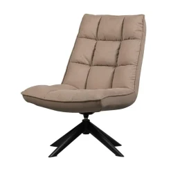 WOOOD Fauteuils|Jouke Draaifauteuil zand