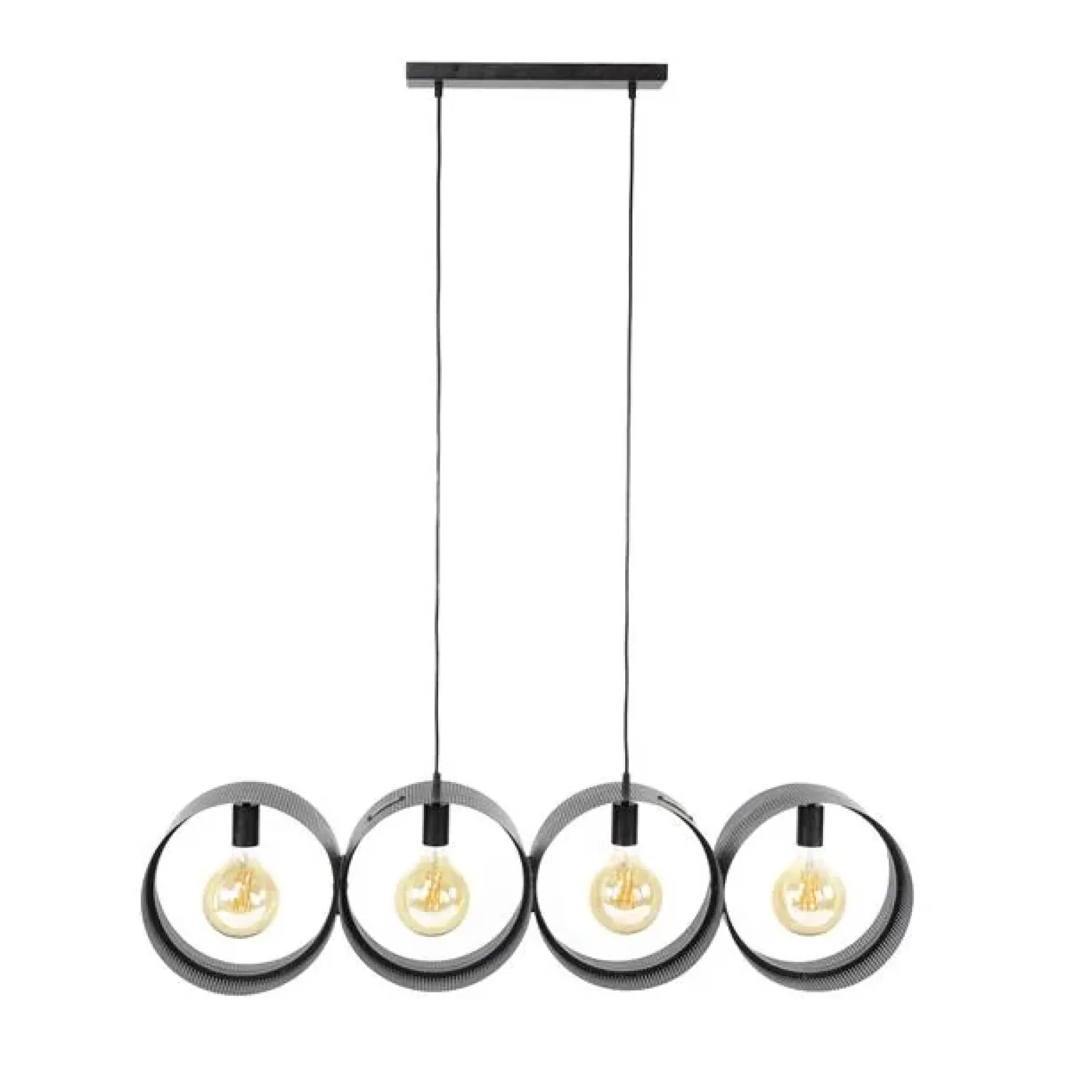 Kalfort Hanglampen|Juno 4-lichts Hanglamp Charcoal