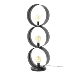 Kalfort Vloerlampen|Juno 3-lichts Vloerlamp Charcoal