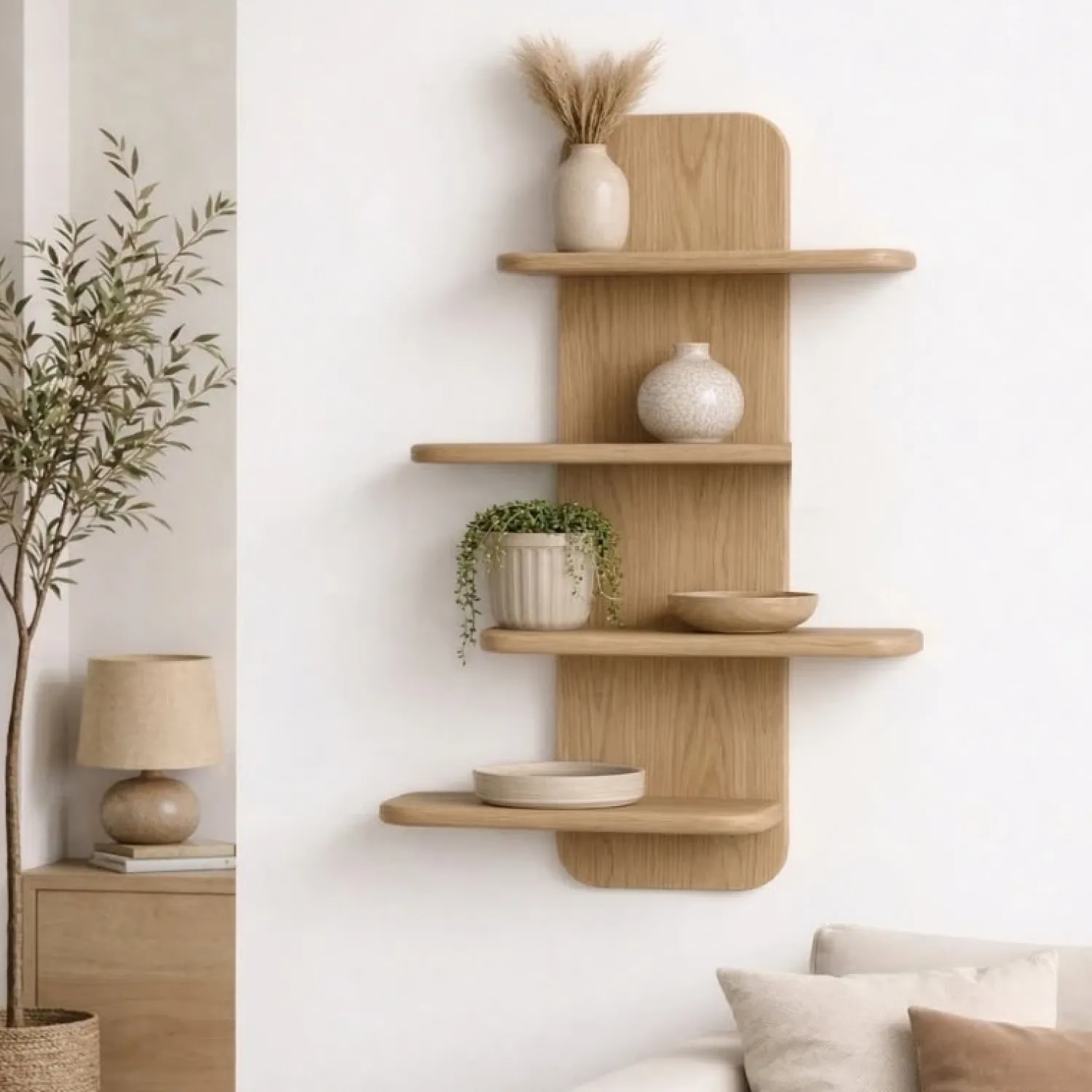 Vane Living Wandrekken|Wandrekken|Juul Wandrek 4 planken naturel