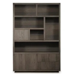 Eleonora Vakkenkasten|Boekenkasten|Kabinet Helsinki Bruin 150x220cm