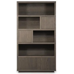 Eleonora Vakkenkasten|Boekenkasten|Kabinet Helsinki Bruin 120x220cm