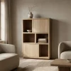 Eleonora Vakkenkasten|Boekenkasten|Kabinet Helsinki Lichtbruin 120x170cm