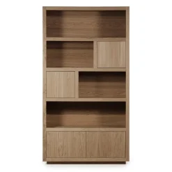 Eleonora Vakkenkasten|Boekenkasten|Kabinet Helsinki Lichtbruin 120x220cm