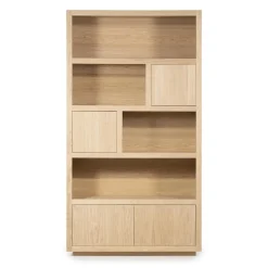 Eleonora Vakkenkasten|Boekenkasten|Kabinet Helsinki Naturel 120x220cm