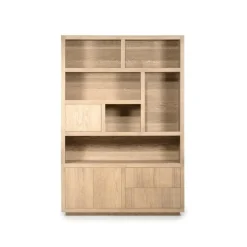 Eleonora Vakkenkasten|Boekenkasten|Kabinet Helsinki Naturel 150x220cm