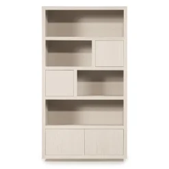 Eleonora Vakkenkasten|Boekenkasten|Kabinet Helsinki Taupe 120x220cm