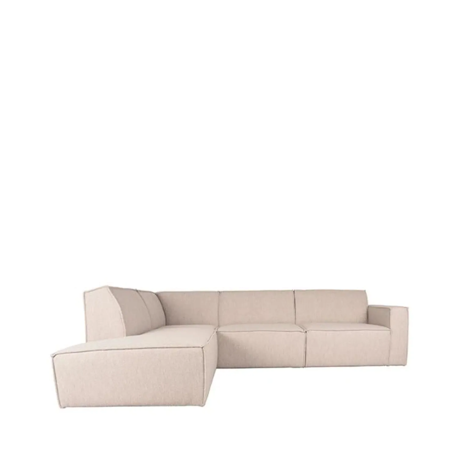 Label51 Hoekbanken|Loungebanken|Kay Bank 5-zits Naturel Boucle Links