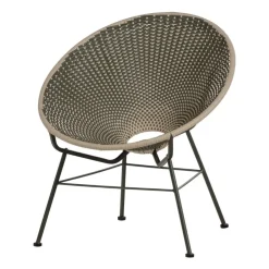 WOOOD Tuinstoelen|Kazoun Tuin loungestoel wicker groen