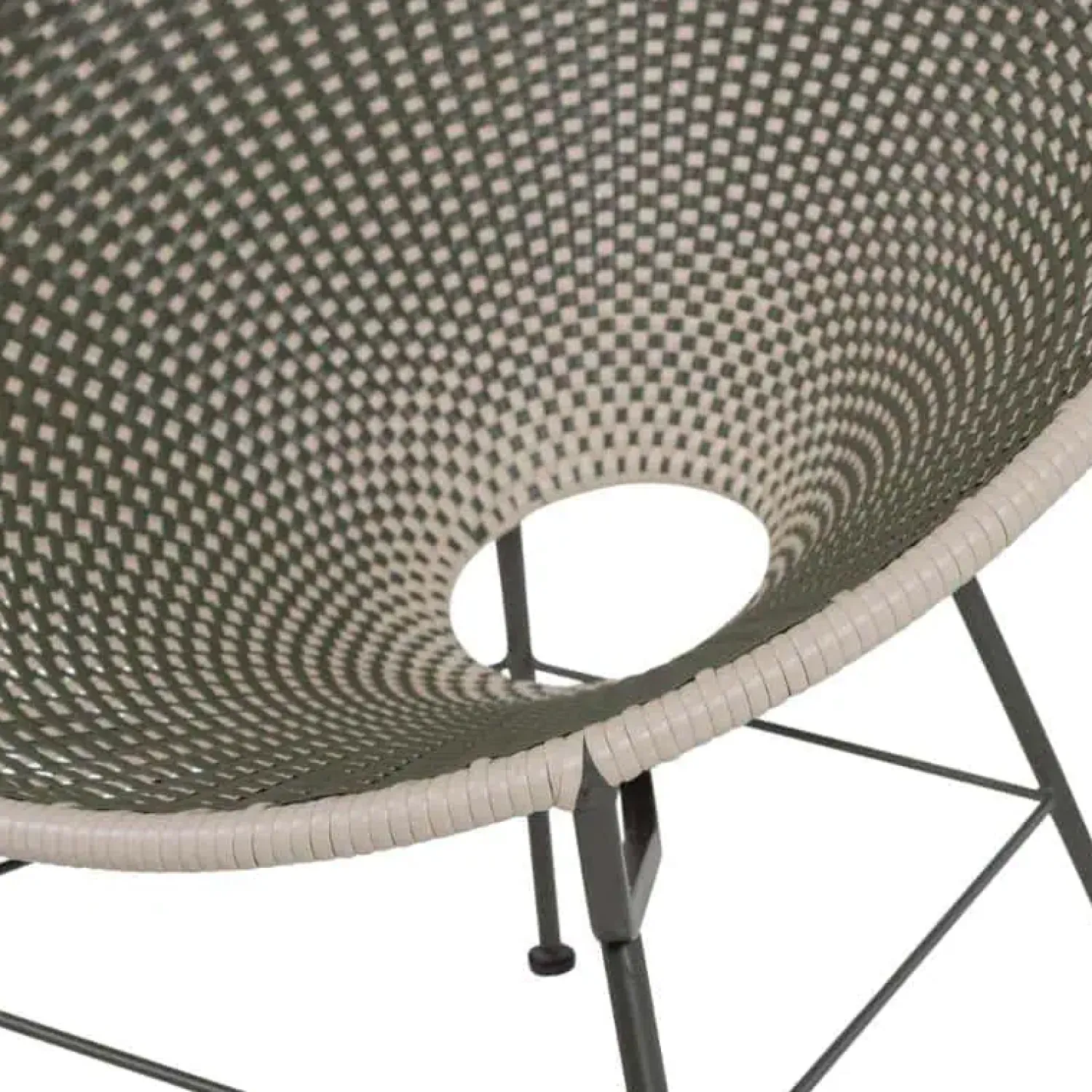 WOOOD Tuinstoelen|Kazoun Tuin loungestoel wicker groen