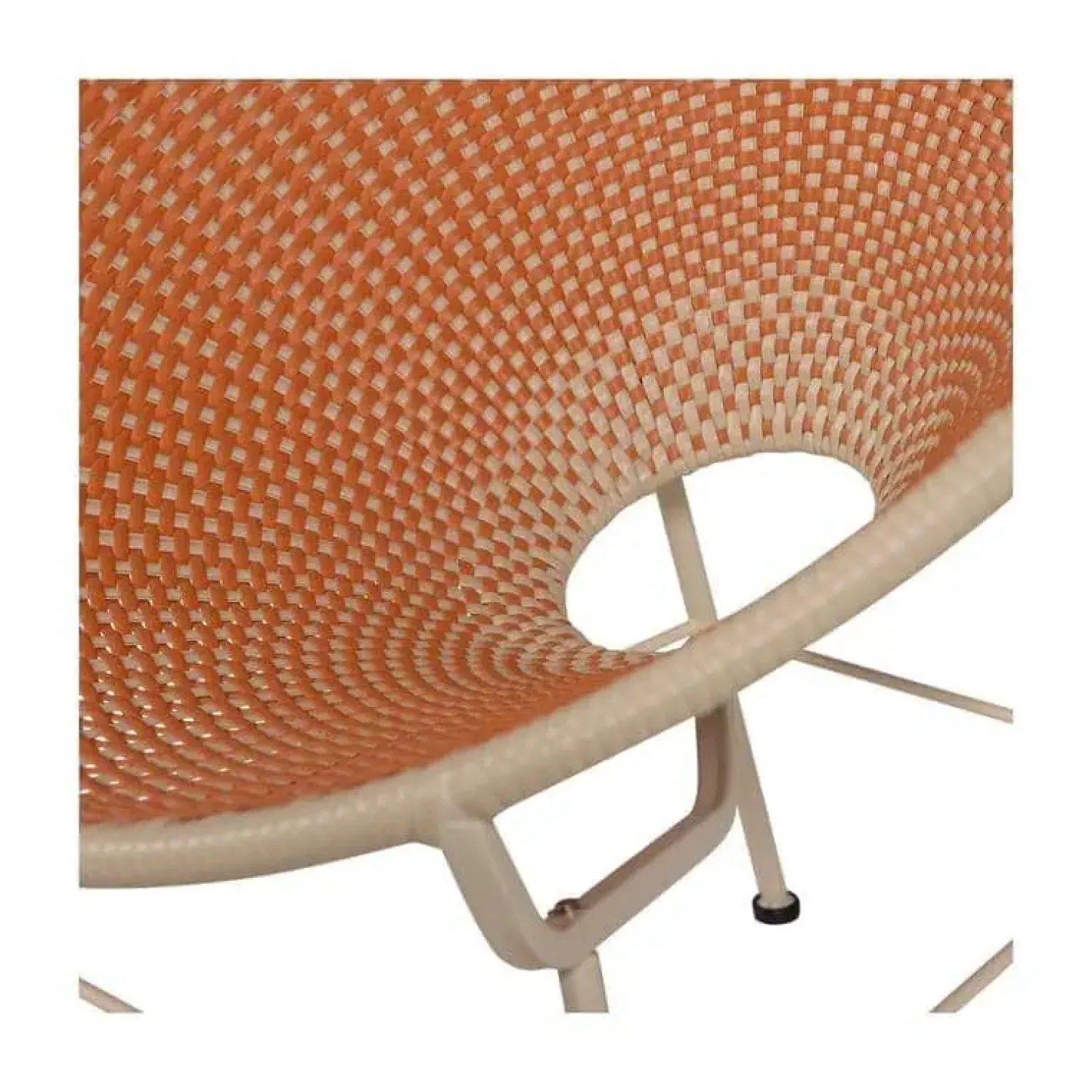 WOOOD Tuinstoelen|Kazoun Tuin loungestoel wicker oranje