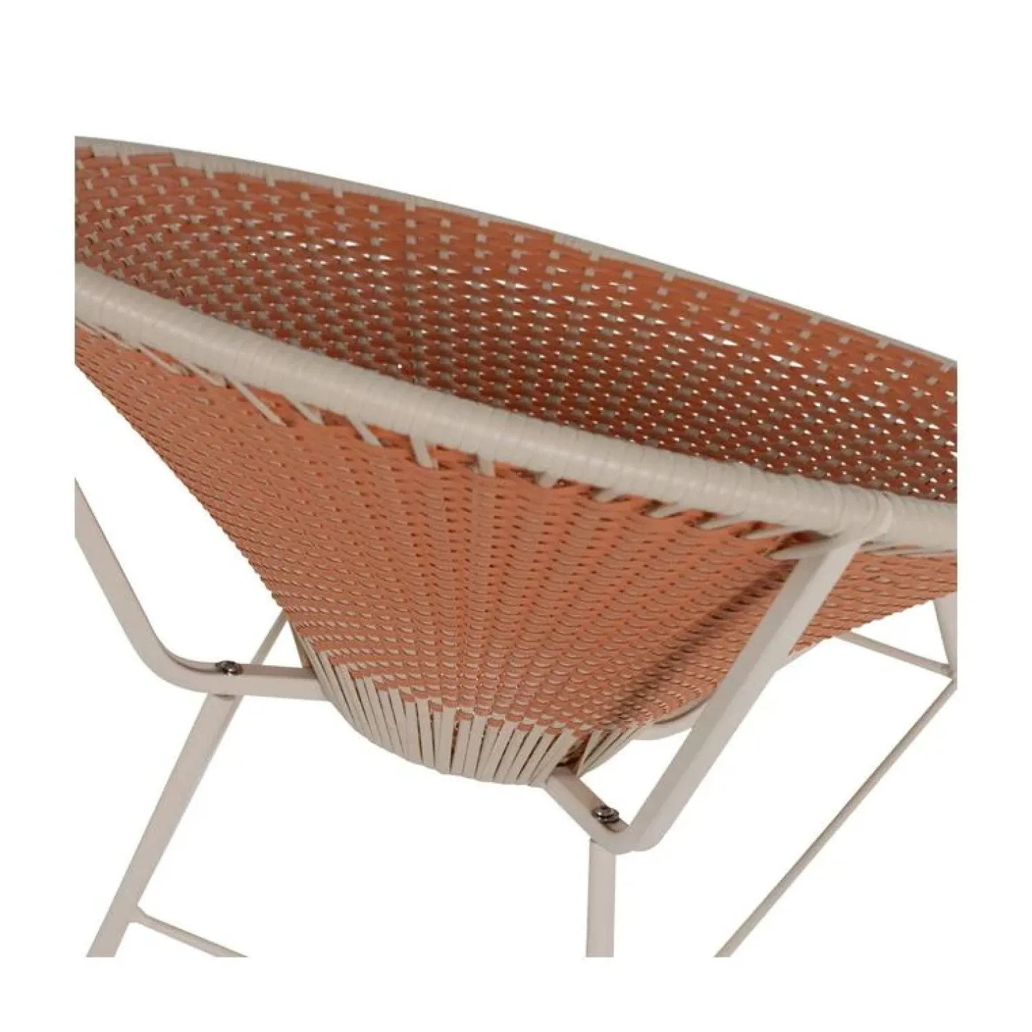 WOOOD Tuinstoelen|Kazoun Tuin loungestoel wicker oranje